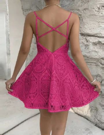 Rochie scurta SHEIN, roz