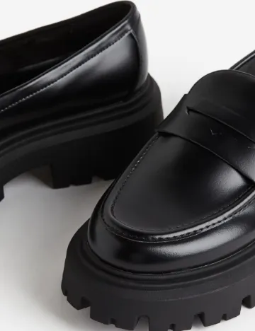 Mocasini H&M, negru Negru