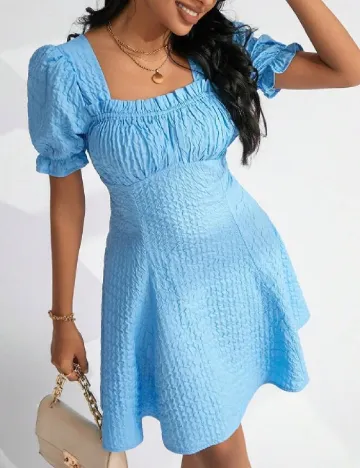Rochie scurta SHEIN, albastru Albastru