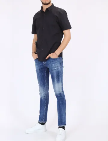 Camasa New look, negru Negru