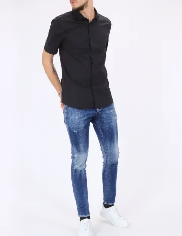 Camasa New look, negru Negru