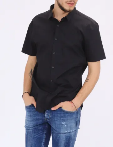 Camasa New look, negru Negru