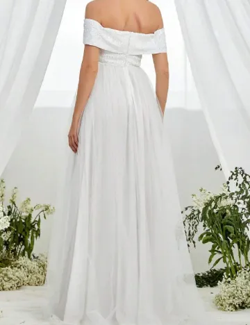 Rochie Faeriesty Maternity, alb