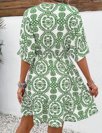 Rochie scurta SHEIN, verde