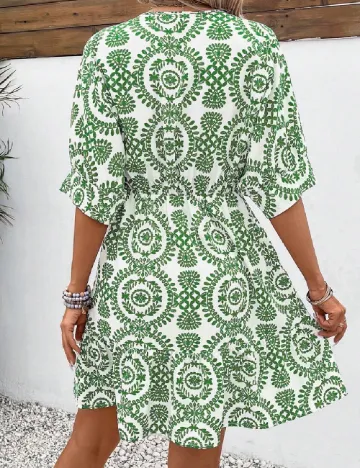Rochie scurta SHEIN, verde