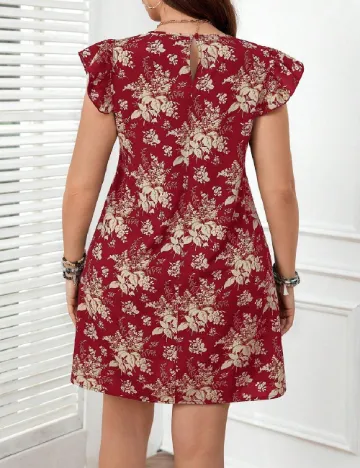 Rochie scurta SHEIN CURVE, rosu Rosu