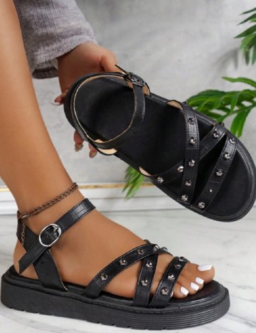 Sandale SHEIN, negru