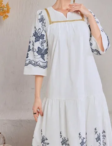 Rochie medie SHEIN, alb