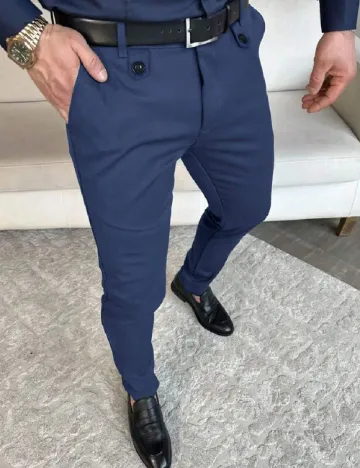 Pantaloni SHEIN, albastru