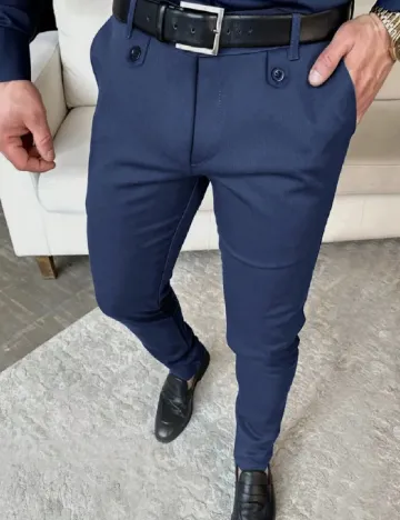 Pantaloni SHEIN, albastru