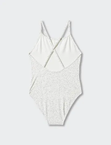 Costum de baie Mango Kids, alb