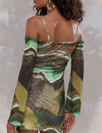 Rochie scurta Missguided, verde
