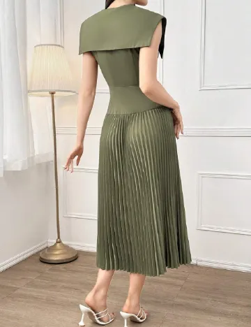 Rochie lunga SHEIN, verde Verde
