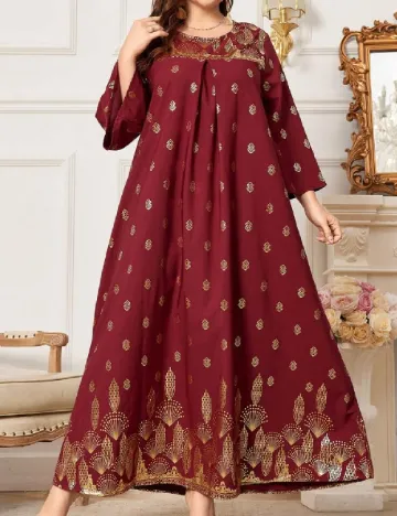 Rochie lunga SHEIN CURVE, visiniu Rosu