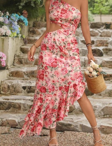 Rochie medie SHEIN, roz