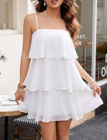 Rochie scurta SHEIN, alb