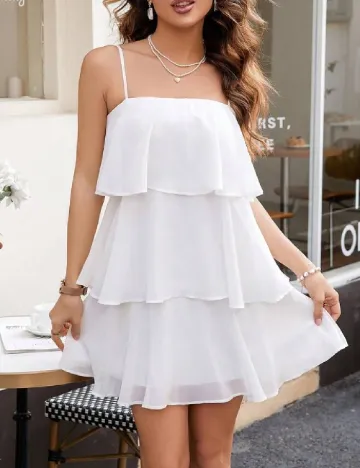Rochie scurta SHEIN, alb