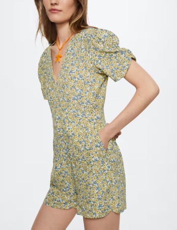 Salopeta Mango, floral print