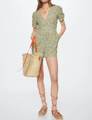 Salopeta Mango, floral print