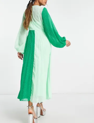 Rochie lunga ASOS, verde Verde