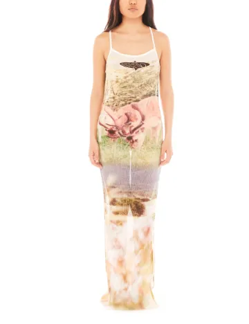 Rochie lunga Basic Pleasure Mode, mix culori Mix culori