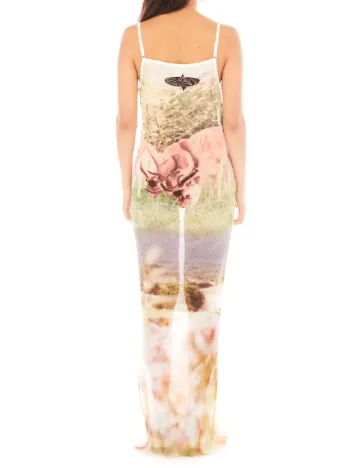 Rochie lunga Basic Pleasure Mode, mix culori Mix culori