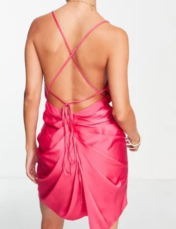 Rochie scurta ASOS, roz Roz