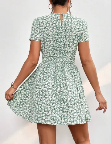 Rochie scurta SHEIN, verde