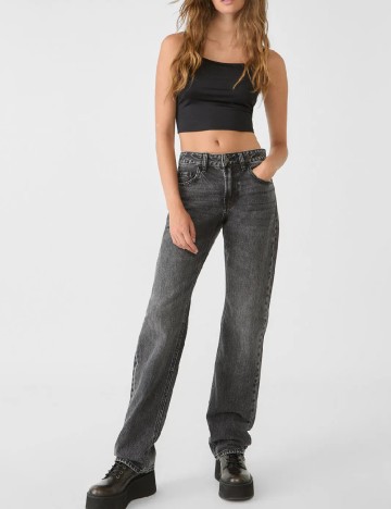 Blugi Stradivarius, gri