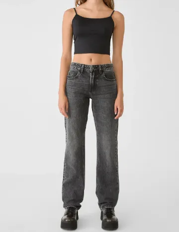 Blugi Stradivarius, gri