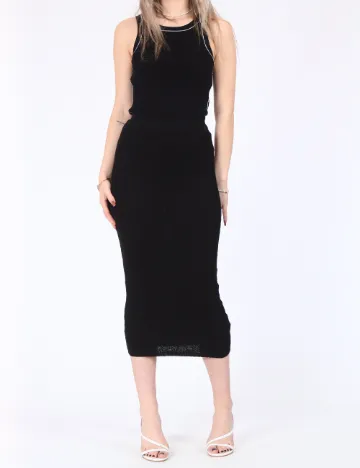 Fusta Pull&Bear, negru Negru