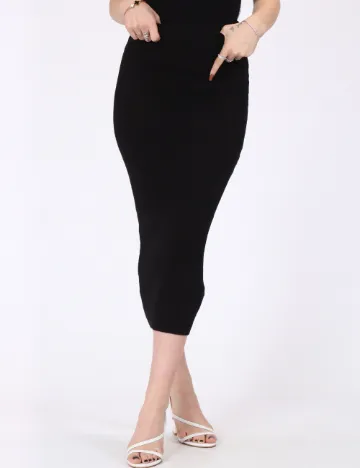 Fusta Pull&Bear, negru Negru