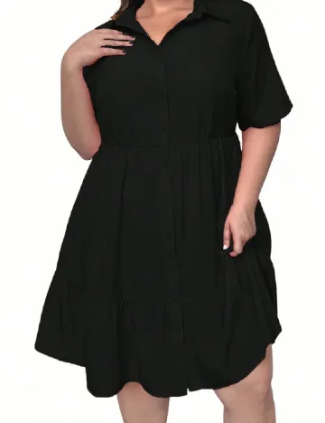 Rochie scurta SHEIN CURVE, negru