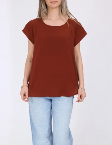 Bluza Vero Moda, visiniu Rosu