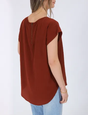 Bluza Vero Moda, visiniu Rosu