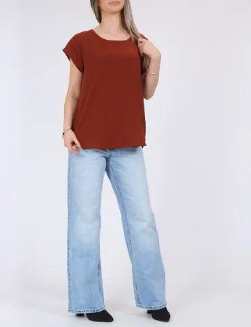 Bluza Vero Moda, visiniu Rosu