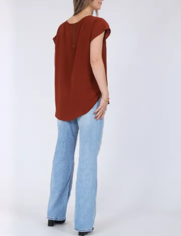 Bluza Vero Moda, visiniu Rosu