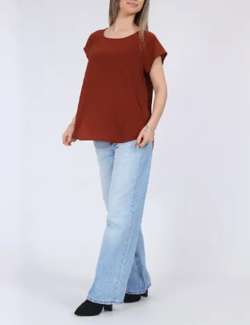 Bluza Vero Moda, visiniu Rosu