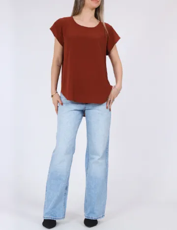 Bluza Vero Moda, visiniu Rosu
