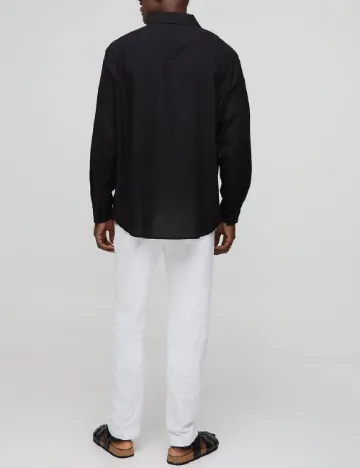 Camasa Oversize Boohoo MAN, negru