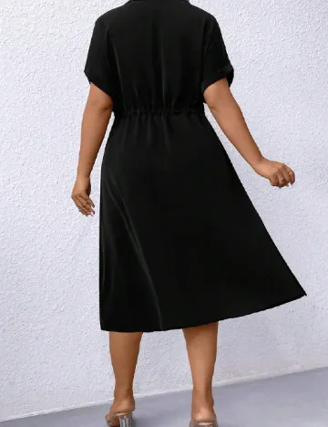 Rochie medie SHEIN CURVE, negru Negru