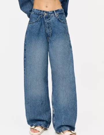 Blugi Pull&Bear, albastru