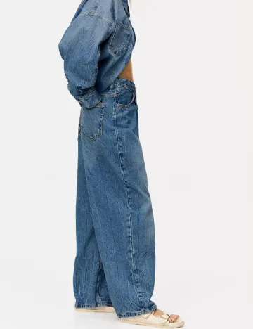 Blugi Pull&Bear, albastru