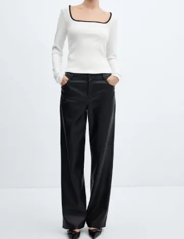 Bluza Mango, alb Alb