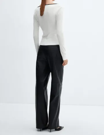 Bluza Mango, alb Alb