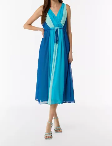 Rochie medie Comma, albastru Albastru