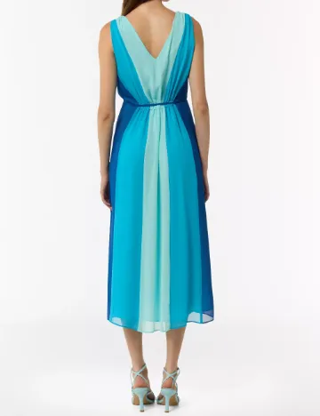 Rochie medie Comma, albastru Albastru