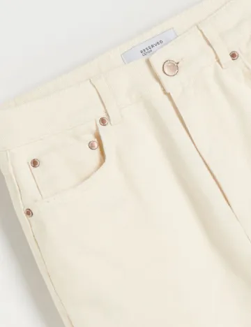 Blugi Reserved, crem Crem
