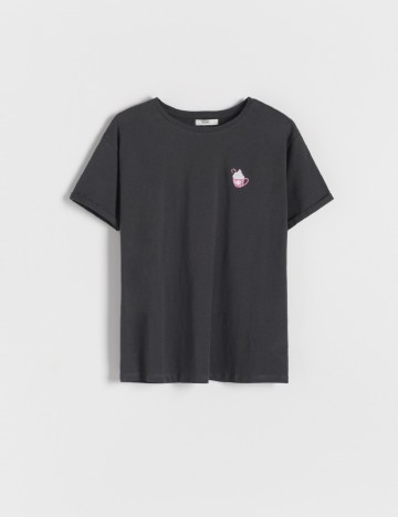 Tricou Reserved, gri