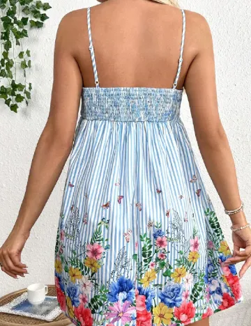 Rochie scurta SHEIN Maternity, albastru Albastru